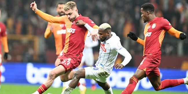 Çaykur Rizespor Galatasaray'a farklı yenildi