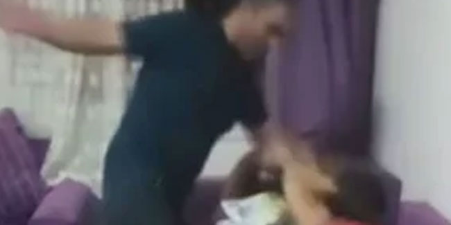 Mersin'da çocukları döverek sosyal medyada yayınlayan baba gözaltında