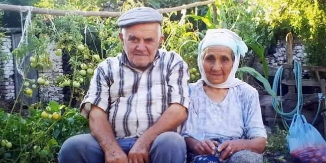 68 yıldır evli çift 10 dakika arayla hayatını kaybetti