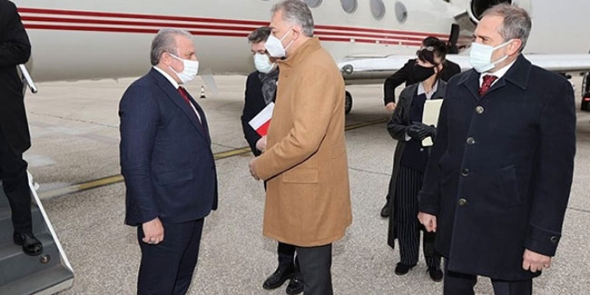 TBMM Başkanı Mustafa Şentop, Üsküp'e gitti