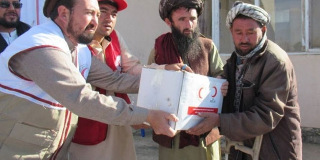 Türkiye'den Afganistan'a yardım eli