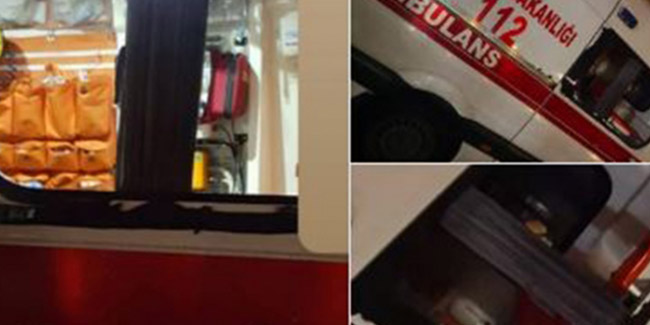 İstanbul'da koronavirüs vakasına giden ambulansa hain saldırı