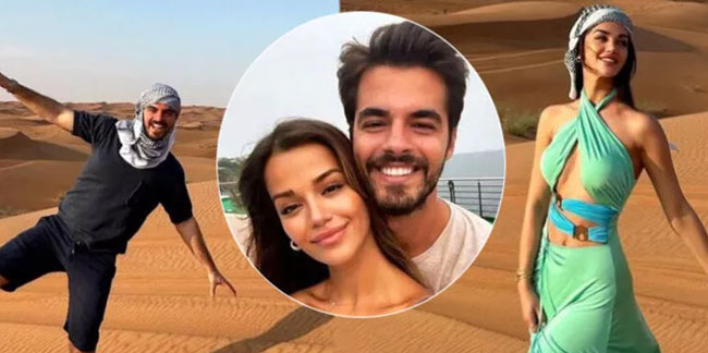 Berk Atan ve Selin Yağcıoğlu Dubai'de aşk tazeledi