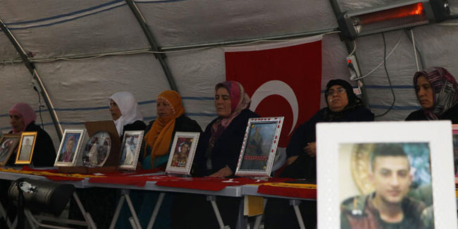 HDP önündeki eylemde 124'üncü gün