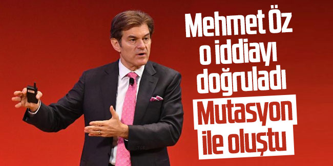 Mehmet Öz o iddiayı doğruladı: ''2 tip koronavirüs var''