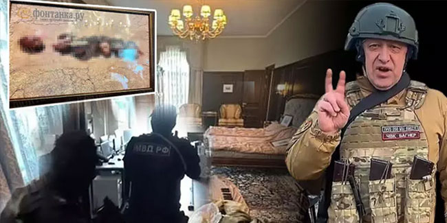 Rus polisi bastı! Düşmanlarının kafaları evinden çıktı