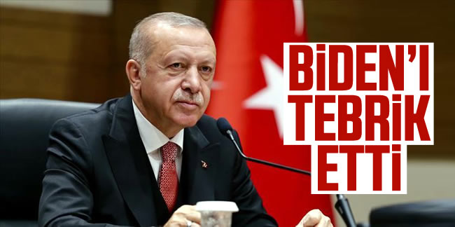 Cumhurbaşkanı Erdoğan'dan Joe Biden'a tebrik