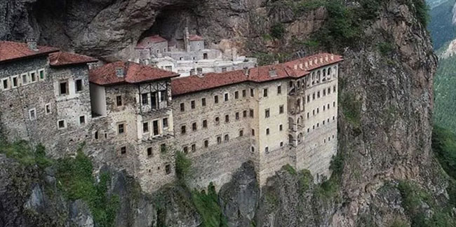 Trabzon'da Sümela Manastırı ilk sırada