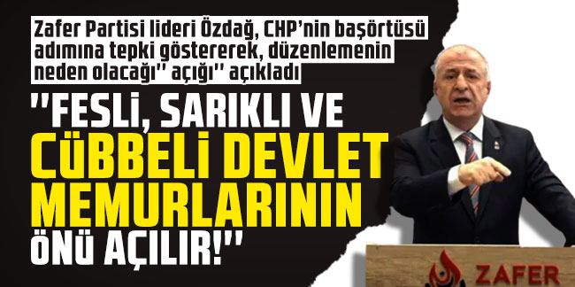 Ümit Özdağ: ''Kılıçdaroğlu Erdoğan'a gollük pas verdi. Bunu ancak iyi bir AKP'li yapar''