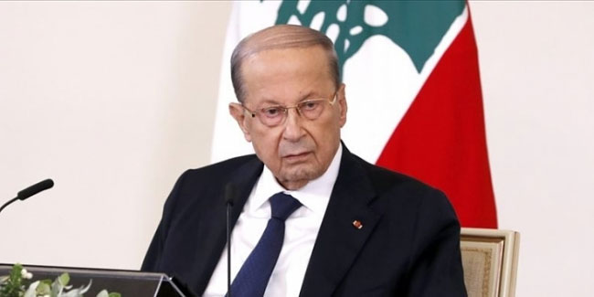 Lübnan Cumhurbaşkanı Mişel Avn, İsrail'le deniz sınırının başlangıç noktasını açıkladı