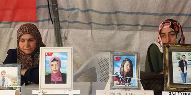 Evlatlarını PKK ve HDP'den isteyen ailelerin nöbeti devam ediyor