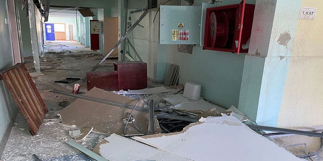 Antalya'da boşaltılan okul hırsız ve madde bağımlılıların yuvası oldu!