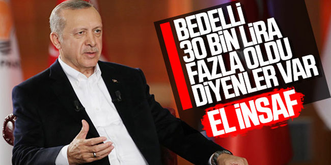 Yeni askerlik sistemi Cumhurbaşkanı Erdoğan'a soruldu