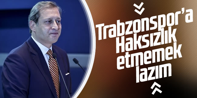 Elmas'tan Trabzonspor açıklaması "Haksızlık etmemek lazım"