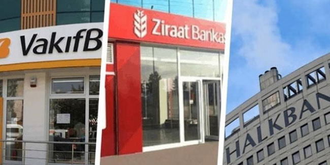Halkbank, Vakıfbank ve Ziraat’e 20 Milyarlık destek!