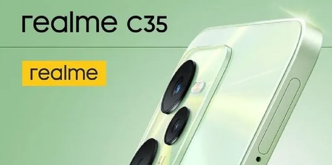 Realme C35 10 Şubat'ta geliyor! Tasarım ve temel özellikler açıklandı!