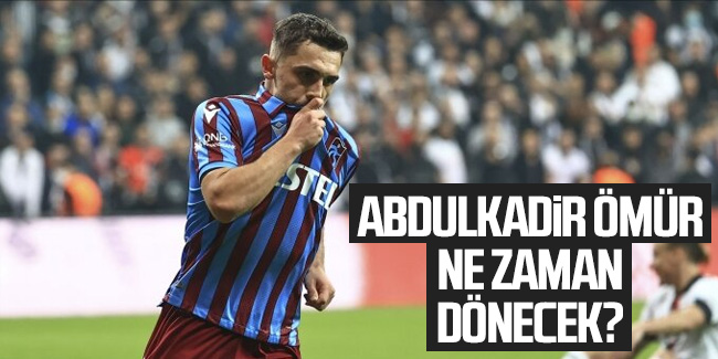 Trabzonspor'dan Abdulkadir Ömür açıklaması