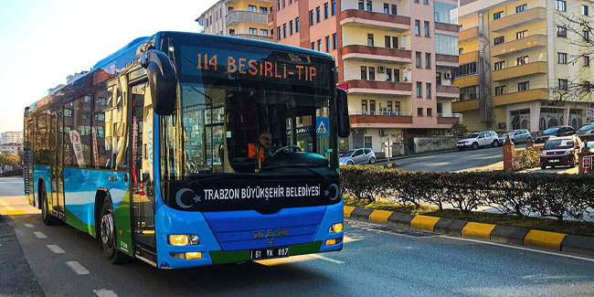 Trabzon’da toplu ulaşım tarifeleri değişti