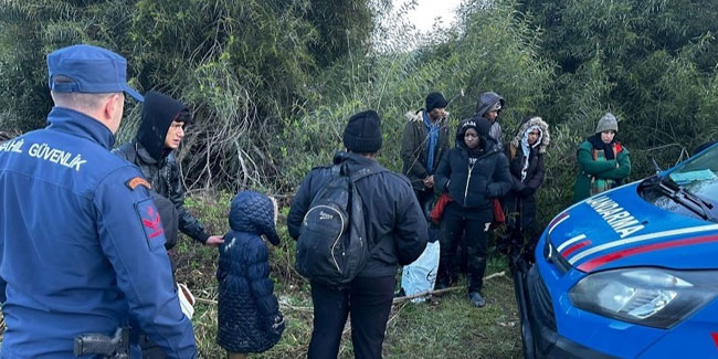 İzmir'de 91 kaçak göçmen yakalandı