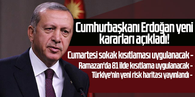 Kabine Toplantısı sona erdi!  Erdoğan alınan kararları açıkladı
