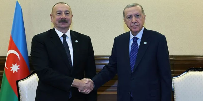 Seçim zaferi sonrası ilk ziyaret: Erdoğan, İlham Aliyev’i resmi törenle karşıladı