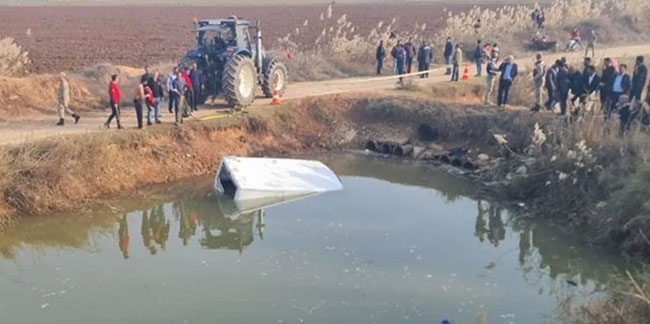 Şanlıurfa'da su kanalına düşen minibüste 6 kaçak göçmen öldü