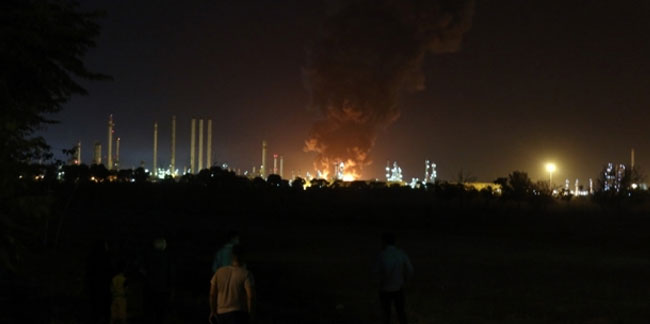 İran'daki petrol rafinerisi yangını kontrol altına alındı