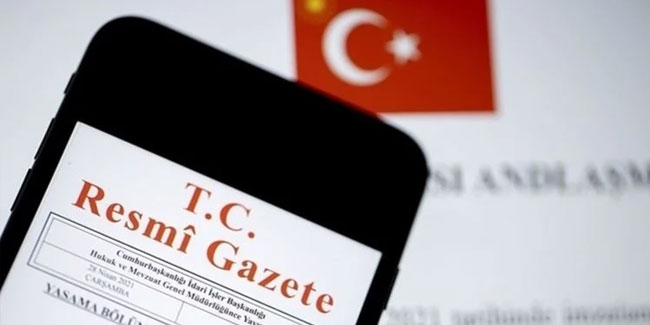 Erdoğan'ın atama kararları Resmi Gazete'de yayımlandı