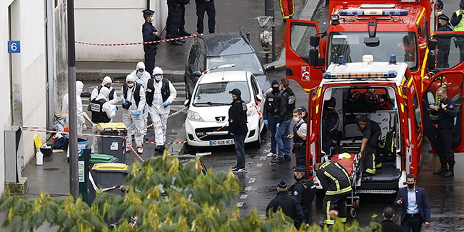 Fransız polisi satırlı saldırıda yaralı sayısını 2 olarak açıkladı