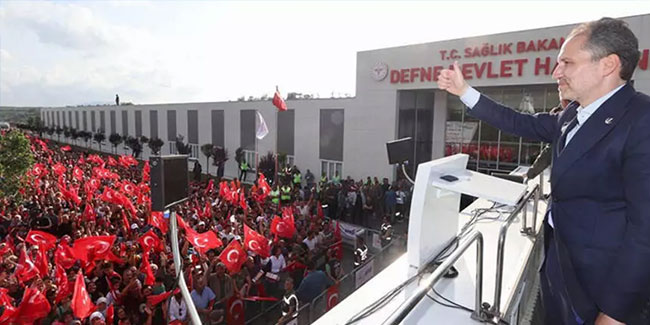 Fatih Erbakan: 28 Mayıs’ta bütün deprem bölgesi kazanacak