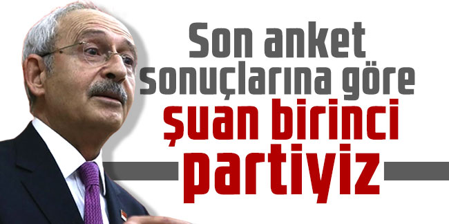 Engin Özkoç: Son anket sonuçlarına göre CHP birinci parti