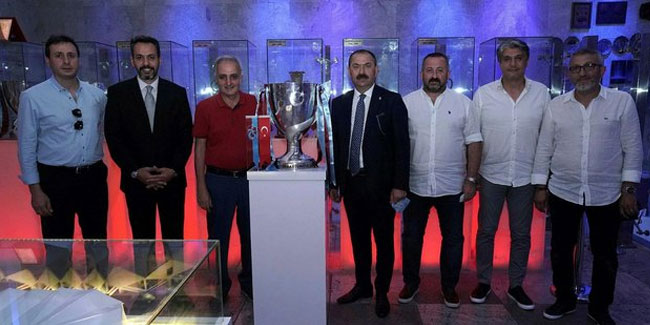 Türkiye Kupası Trabzonspor Şamil Ekinci Müzesi'ndeki yerini aldı .