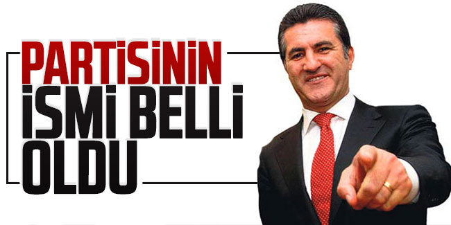Mustafa Sarıgül'ün yeni partisinin ismi belli oldu