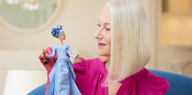 Helen Mirren'in Barbie bebeği yapıldı