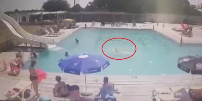  8 yaşındaki çocuk havuzda herkesin gözü önünde boğuldu