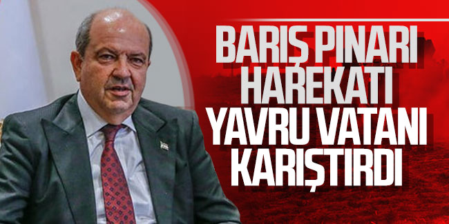 KKTC Başbakanı'ndan Barış Pınarı Harekatı açıklaması
