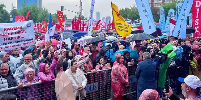 Ankara'da 1 Mayıs! Kutlamalar 3 saat sürdü