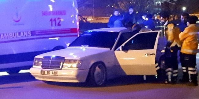 Ankara'da kanlı saldırı ! Seyir halindeki otomobile ateş açıldı