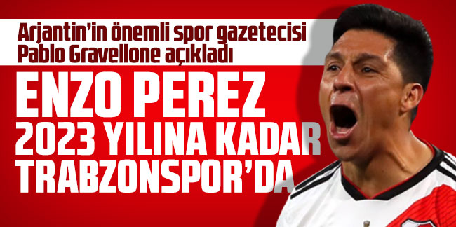 Enzo Perez 2023 yılına kadar Trabzonspor’da