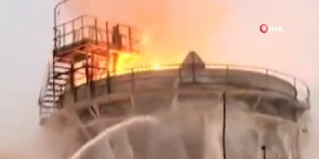 İran’da petrokimya tesisinde yangın çıktı