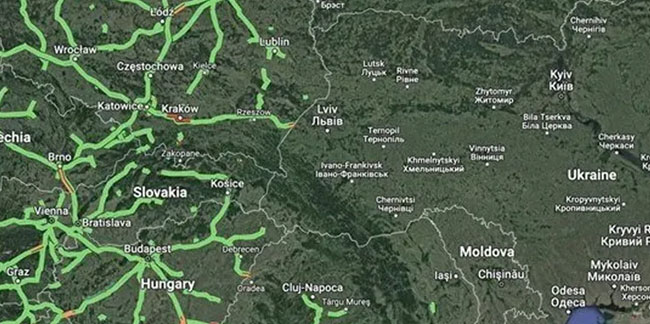 Ukrayna'da Google Maps yasaklandı