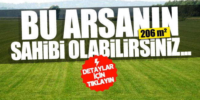 Trabzon Akçaabat ilçesinde 206 m² arsa icradan satılıktır (çoklu satış)