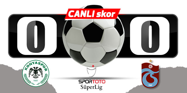Konyaspor 0-0 Trabzonspor | CANLI 