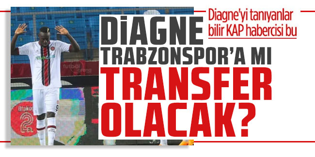 Gol sonrası sevinmemişti! Diagne Trabzonspor'a mı transfer olacak?