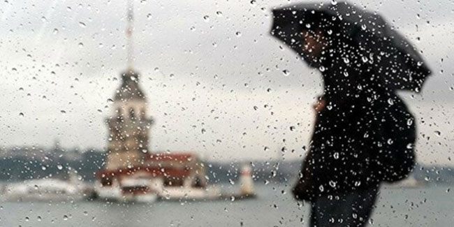 İstanbul'a kuvvetli yağış geliyor