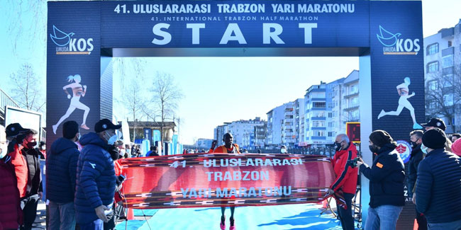 41. Uluslararası Trabzon Yarı Maratonu koşuldu