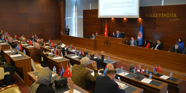 Trabzon Büyükşehir’in 2024 yılı bütçe tasarısı kabul edildi