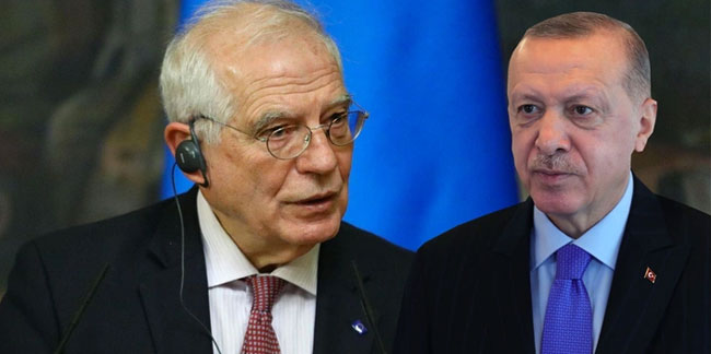 Erdoğan 'bir kez daha hilal ve haçlı savaşını mı istiyorsunuz?' diye sordu Josep Borrell'den kritik açıklama