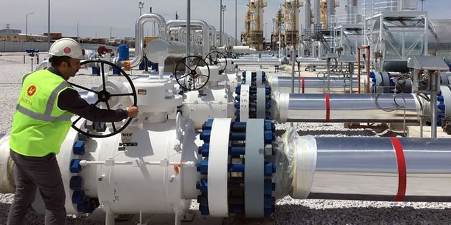 BOTAŞ'tan ''doğal gaz depoları boş'' iddiasına yanıt