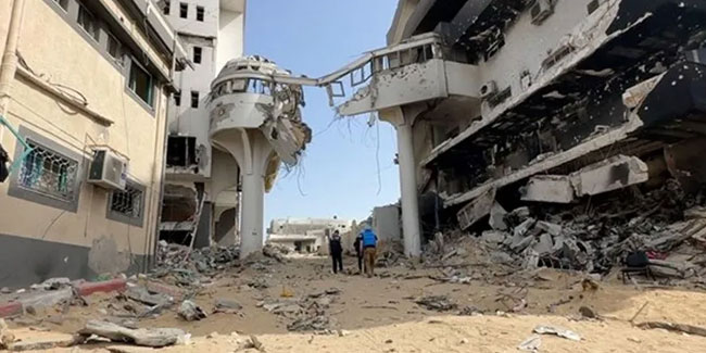 DSÖ Genel Direktörü Şifa Hastanesi’ndeki yıkımı paylaştı